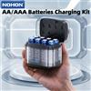 NOHON AA AAA 1.5V batterie ricaricabili agli ioni di litio 3600mWh ad alta capacità per torce elettriche giocattoli rasoi luci a LED dispositivi