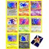 TAKARA TOMY Carte PKM Versione giapponese Shining Charizard Mewtwo Raichu Steelix Neo Carte a foil singola Carte da gioco Carte proxy PTCG