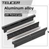 Teucer Memoria Del Computer Dispositivo di Raffreddamento Del Radiatore In Alluminio Aolly Efficiente Dissipazione del Calore Gilet RAM Per DDR2 DDR3 DDR4 con Cuscinetti Termici