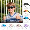 SCVCN Nuovi Occhiali da Ciclismo Fotocromatici SCVCN per Bambini e Ragazzi, Protezione UV400, Occhiali Sportivi da Esterno
