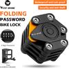 WEST BIKING Lucchetto Pieghevole per Bicicletta con 4 Cifre, Antifurto Portatile per E-Bike e Monopattini, Lucchetto a Combinazione Pieghevole, Accessorio per Ciclismo