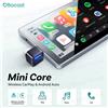 Ottocast Mini Core Wireless CarPlay Android Auto Adattatore 2 in 1 Piccolo Dongle con Pulsante Intelligente Accessori Auto per VW Toyota MG