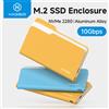 Hagibis Custodia SSD Hagibis M.2 10 Gbps USB 3.2 Gen 2 a NVMe Cartella esterna PCI-E Custodia SSD M.2 per laptop SSD 2230/2242 /2260/2280