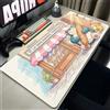 Bandai Tappetino per Mouse Kawaii con Fiori di Ciliegio, Laptop, Nuvole Rosa Sakura, Mousepad XXL, Tappetino per Tastiera P-pokemon S-snorlax, Tappetino da Scrivania PC Anime Giapponese