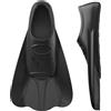 JoyMaySun Pinne da Nuoto in Silicone, Comode Pinne da Immersione con Lama a Proiettile, Galleggianti per Norkeling e Nuoto, Unisex, con Borsa a Rete, Formato da Viaggio