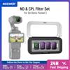 NEEWER Set di filtri ND e CPL ND16 + ND64 + ND256 + Accessori per filtri dell'obiettivo della fotocamera con polarizzazione circolare per DJI Osmo Pocket 3