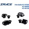 ZRACE Coperchi per Bulloni del Corona ZRACE CNC in Alluminio 7075, Viti e Dadi per FC-R7000 FC-R8000 RC-R9100 / 105 Ultegra DURA-ACE