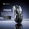 SMAILWOLF Mouse da Gaming Wireless SMAILWOLF RS8 Bluetooth 2.4G, Tre Modalità, Leggero, PAW3311, per E-sport, Tasso di Ritorno 1K, 10000DPI, per Computer