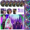 Potdemiel 10/20 persone Disney Zombie High School Decorazione festa di compleanno Piatto usa e getta Tazza Tovaglioli Tovaglia Sfondo Forniture per feste