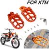 JFGRACING Moto Pedana Pedali Poggia Kit Per KTM SX SXF EXC EXCF XCF XCW XCFW 65 85 125 150 250 300 350 400 450 530 540 650 Enduro