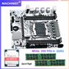 MACHINIST Kit Scheda Madre MACHINIST Bianca PR8-H X99 LGA 2011-3 con Processore CPU Xeon E5 2676 V3, 2x8GB=16GB di Memoria RAM DDR3, NVME/SATA M.2