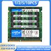 Crucial Laptop DDR3 DDR3L RAM 8GB 4GB 2GB 1066MHz 1333MHz 1600MHz PC3L-12800 10600 8500 Memoria SODIMM per Notebook 1.35V/1.5V
