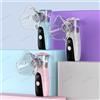 AIQUE Nebulizzatore Ricaricabile AiQUE a Rete Portatile con LED Inalatore Medico Silenzioso a Ultrasuoni Mobile per Naso che Cola per Bambini e Adulti