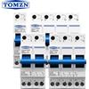 TOMZN Interruttore di Trasferimento Manuale TOMZN TO219G 1P 2P 3P 4P 40A 63A MTS, Interruttore di Isolamento a Doppia Alimentazione con Interblocco, Blu, per Generatore e Fotovoltaico