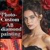 Huacan AB Trapano Pittura Diamante Foto Personalizzata Pieno Quadrato Rotondo Trapano Decorazioni Per La Casa Fai Da Te Fatti A Mano Diamante Mosaico Pessoale Privato