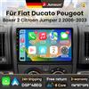 Junsun Autoradio Android 15 da 9 pollici Junsun per Fiat Ducato Peugeot Boxer 2 Citroen Jumper 2 2006-2023 con Apple CarPlay, schermo IPS, stereo multimediale, lettore video, sistemi intelligenti per auto, 2