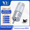 ZENG WHCD Motore DC con Riduttore Planetario Miniaturizzato JGB37-555, 6V~24V, Rotazione Reversibile, Coppia Fino a 40KG.CM, Motore DC con Riduzione a Ingranaggi Interamente in Metallo