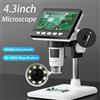 INSKAM Microscopio digitale con schermo IPS da 4,3 pollici Microscopio a moneta 1600X Microscopi elettronici professionali USB da 2 MP per la riparazione PCB dell'orologio