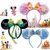 DISNEY PRINCESS Fasce per mouse Anna Rapunzel Frozen Bow Hairband Festa di compleanno Costume cosplay di Halloween per donne Ragazze
