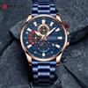 Curren Gurren 8415 Orologio da Polso Minimalista da Uomo con Sei Lancette, Resistente all'Acqua con Calendario, Orologio da Uomo per Affari