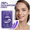 Oralhoe Strisce Sbiancanti per Denti Viola, Rimozione Macchie, Prodotti per Sbiancamento Orale, Adesivi per Denti, Cura Dentale