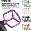 TANKE Pedali MTB TANKE: pedali per bicicletta leggeri in lega di alluminio (12 perni antiscivolo/laterale) con pedale per mountain bike con grasso e cuscinetto TP-90