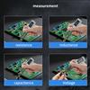 ZOYI MD2 LCR Tester per ponte digitale Pinzette intelligenti - Misura con un clic Resistenza Capacità Induttanza Alta precisione