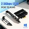 fenvi Scheda LAN Gigabit Ethernet da 2,5 Gbps I226 PCIE a RJ45 PCI Express Dual RJ45 2500Mbps Adattatore di rete per PC desktop