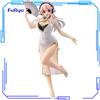 Bandai Disponibile FuRyu Originale Autentico Super Sonico Trio-Try-iT Figure Versione Abito Bianco Cinese Modellini da Collezione Cheongsam 21cm