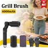 NONE Spazzola Elettrica per Griglia, Spazzola per Pulizia Griglia Ricaricabile Senza Fili con Testa in Acciaio Inossidabile, Pulitore per Griglia BBQ