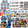 Potdemiel Articoli per feste Zoo-topia: Braccialetti a scatto, Portachiavi, Timbri, Scatole per popcorn, Sacchetti regalo, Decorazioni per compleanni per bambini, Regali per baby shower e per bambini