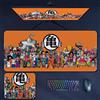 Bandai Tappetino per Mouse in Pelle di Alta Qualità con Stampa Dragon Ball, Oversize, Anime Giapponese Nostalgico, Son Goku, Tappetino da Scrivania, Tappetino per Tastiera, Tappetino per Notebook