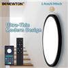 BENEWTON Plafoniere intelligenti Telecomando APP da 0,94 pollici Lampada da soffitto moderna a LED rotonda ultra sottile dimmerabile Camera da letto Sala da pranzo Cucina