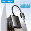 Vention Lettore di schede Vention USB 3.0 OTG da tipo C a scheda di memoria SD TF, adattatore da 2 TB max per laptop, PC, MacBook, telefono, lettore di schede SD USB 3.0
