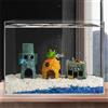 Bandai 3 pezzi di cartone animato decorazione acquario personaggio gioielli simulazione resina ananas casa decorazione acquario fuga resto acquario
