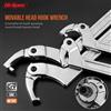 Hi-Spec Chiave Regolabile Hi-Spec Tipo C, Utensile per Dadi e Bulloni, 19-51mm 32-76mm 51-120mm con Scala, Attrezzi per Auto