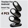 RSH Set di 4 Dispositivi di Localizzazione Android Portatili Antifurto Compatibili con Google Find Hub per Pixel e Motorola GMS