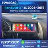 BONROAD 10.25" Autoradio Wireless CarPlay Android Auto Multimedia Touch Screen per Audi Q7 4L 2005-2015 GPS Bluetooth 5.0