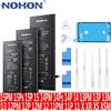 Nohon Batteria per Telefono ad Alta Capacità NOHON per iPhone 13 13Pro 12 Pro 11 X XR XS 12Mini 13PM 15Pro MAX 14 SE SE2 SE3 Batteria di Ricambio