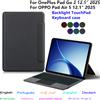 AJIUYU Tastiera Touchpad per OnePlus Pad Go 2 12.1 pollici 2025 / OPPO Pad Air5 12.1" Tablet Custodia Protettiva con Retroilluminazione e Tastiera Folio