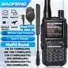 Baofeng UV 5R Mini Walkie Talkie con Programmazione Bluetooth, Copia Frequenza Wireless, Type-C, Colori Multipli, Doppio PTT, Radio per Campeggio e Radioamatori