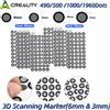 Creality Punti di Scansione 3D Creality 500/1000, 3/6mm, per Scanner 3D Creality CR-Scan Raptor/Otter/Ferret Pro, Punti di Tracciamento