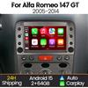 MEKEDE Android Auto Carplay Autoradio Lettore Multimediale per Auto per Alfa Romeo 147 GT 937 2005-2014 Navigazione GPS Video