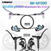 TANKE Freno a Disco Idraulico per Bici TANKE MT200, Freno MTB BL BR 800/1600mm, Freno Bicicletta a 2 Pistoni con Leva in Acciaio a 3 Dita, Parti per Bici, Aggiornamento