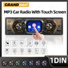 grandnavi Autoradio 1Din con Lettore MP3, Schermo Touch da 2,2 Pollici, Bluetooth, USB/SD/AUX-IN, Luci Colorate, DSP, Assistente Vocale