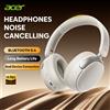 Acer Cuffie Wireless Acer OHR516 ANC con Cancellazione del Rumore, Audio Spaziale Hi-Res, Auricolari Bluetooth Over-Ear con Driver Dinamico da 40mm