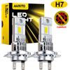 AUXITO 2 Pezzi Luci LED H7 di Alta Qualità CANBUS per Auto Lampadina Faro CSP 70W 6500K Bianco Lampada Automobilistica Plug & Play 12V 30000LM