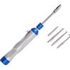 Tyceen Set Rimuovi Corona Dentale Automatico, Strumento Chirurgico Odontoiatrico con Pressione Regolabile Multi-Posizione e 3 Punte di Lavoro