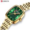 Curren Orologio al Quarzo Curren 9093 per Donna, Impermeabile Minimalista Casual con Cinturino in Acciaio Inossidabile