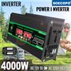 soecopo Inverter 400W/4000W con Doppio Display Digitale | Convertitore da 12V a 110V/220V AC per Alimentazione Affidabile in Campeggio, Camper e Off-Grid